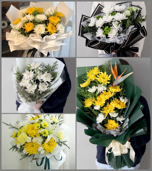 广东肇庆市怀集县诗洞镇金沙村白事花束代送
